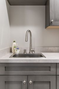 Sink in kitchenette